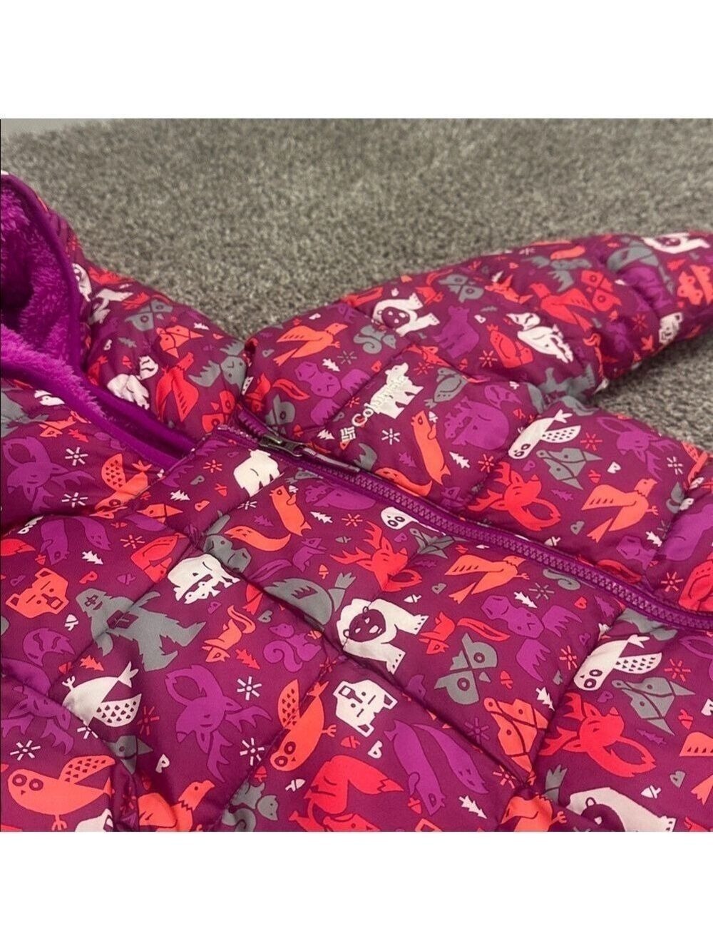 Columbia Vibrant Pink and Purple Infant Snowsuit - Picture 6 of 9
